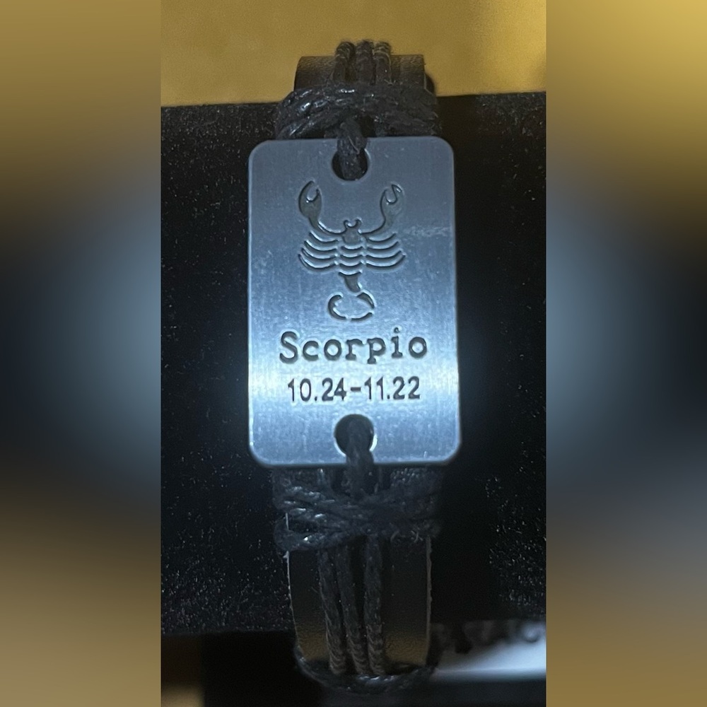 Zodiac Scorpio bracelet